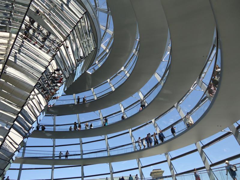 Koepel van de Reichstag in Berlijn