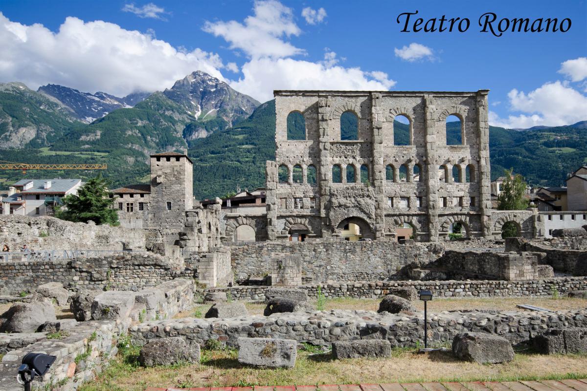 Romeinse ruïnes van het Teatro Romano