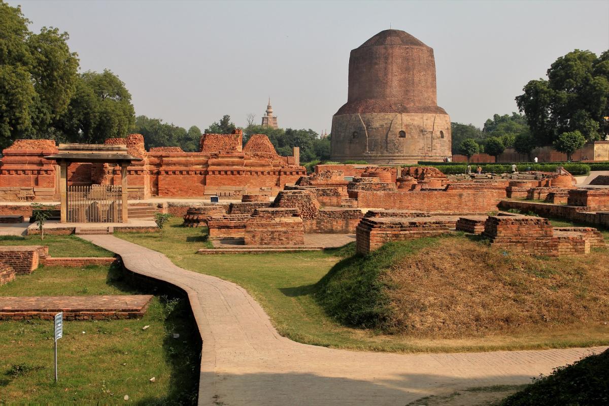 Uitzicht over het archeologisch park.