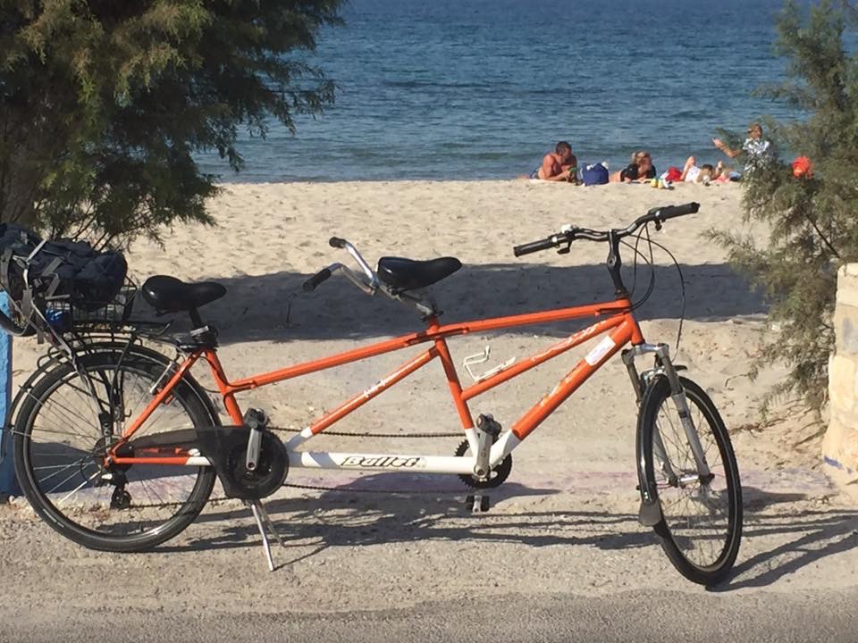 tandem aan zee